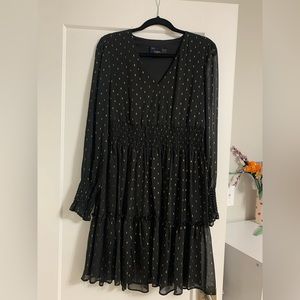Flowy black dress